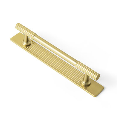 5'' Inch Center To Center Sturdy Bar Pull With Backplate