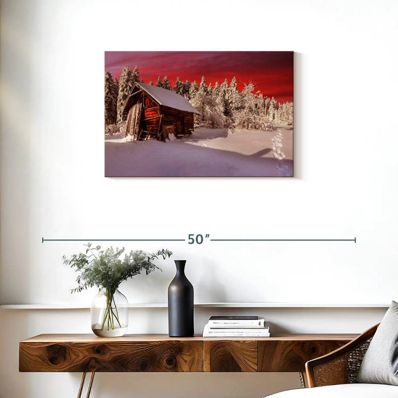 Lilie rustique chalet d'hiver, H 20 po x l 30 po