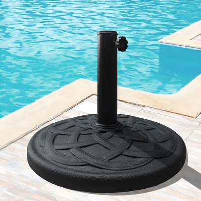 Base de parasol autoportante en résine