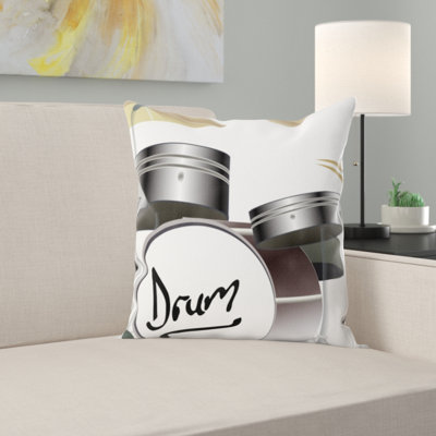 Microsuede Throw Pillow