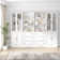 70.9'' H X 94.48'' W Book Cabinet Storage Bookcase Set