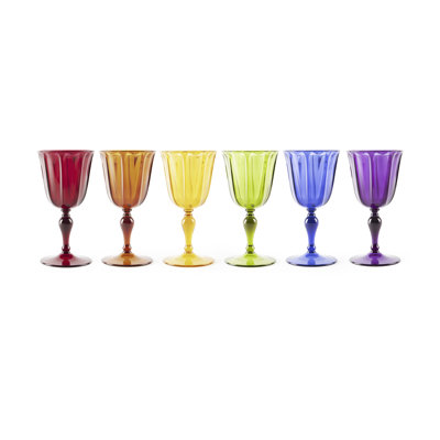 6er Set mehrfarbiger Becher