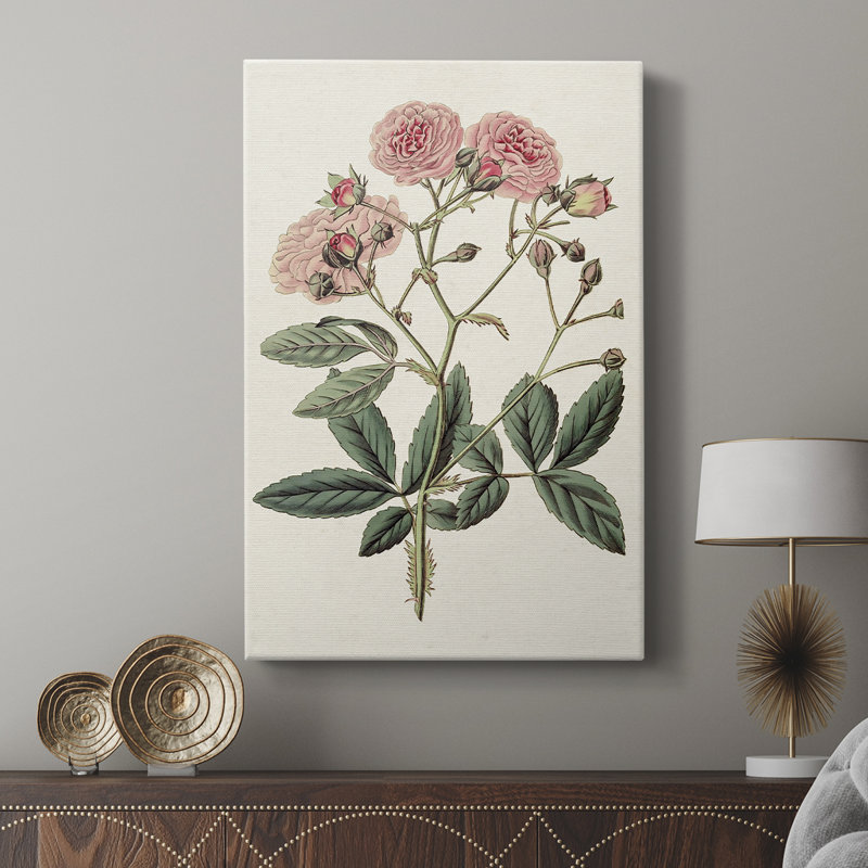 Mélange floral rose V - galerie sur mesure, H 18 po x l 12 po