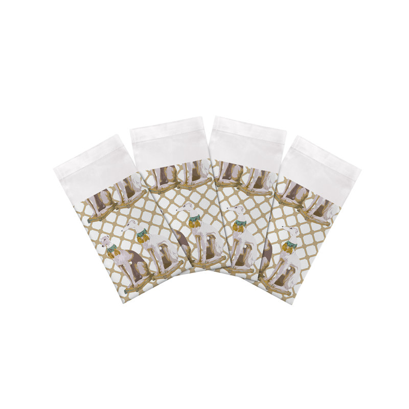 Regal Greyhound Cotton Sateen Dinner Napkins, Luxe, 22" W x 22" L