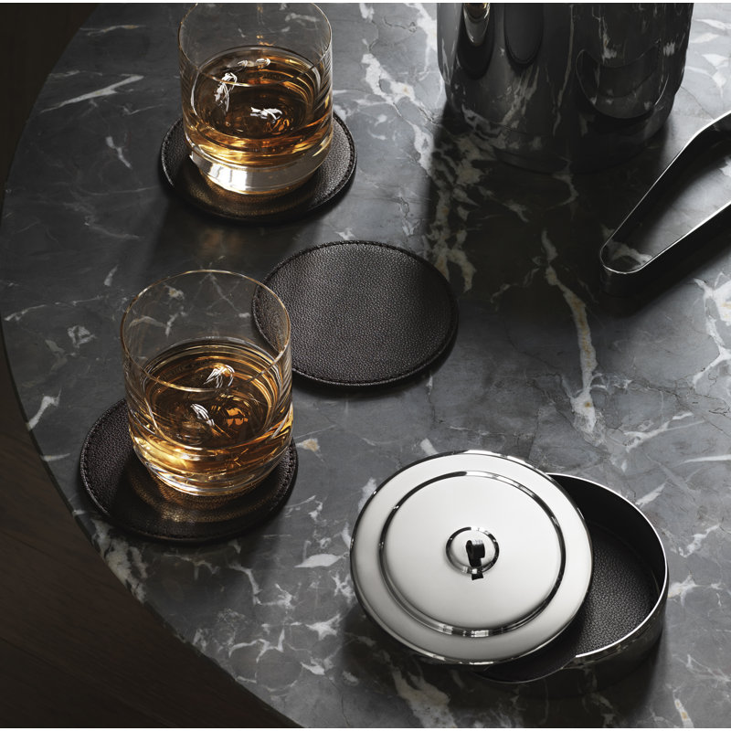 Manhattan Coaster Set with Holder