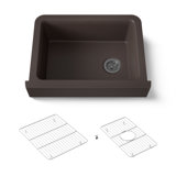 Cairn 29-3/4 In. Undermount Single-Bowl Farmhouse Kitchen Sink With Short Apron