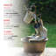 Outdoor Metal Weather Resistant Cascade Fountain