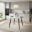 Extendable Dining Table Sets(Must include both Table and Chair), MDF Modern