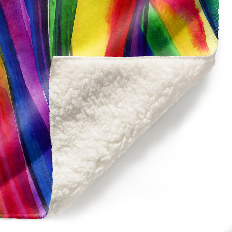Sursherpa de couleur de la couverture douce de mer, l 68 po x L 80 po