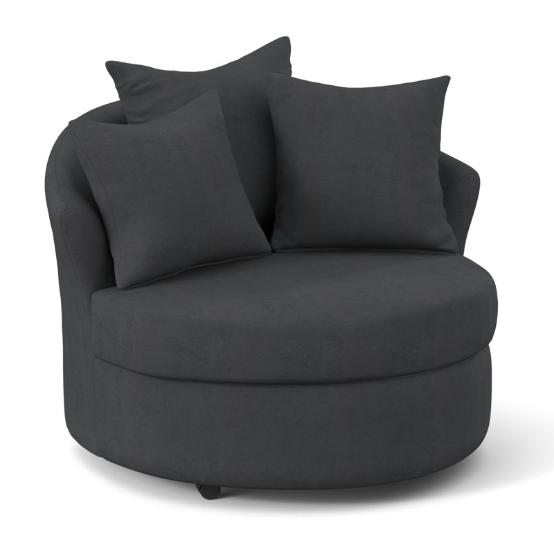 Fauteuil demi-tonneau Alsup, Ardoise bulldozer