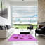 Tapis 100% à motif lavable à la machine 3907-PUR-68470477