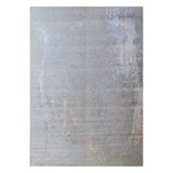 One-of-a-Kind High-Quality Hand-Knotted Gray/Light Blue Area Rug