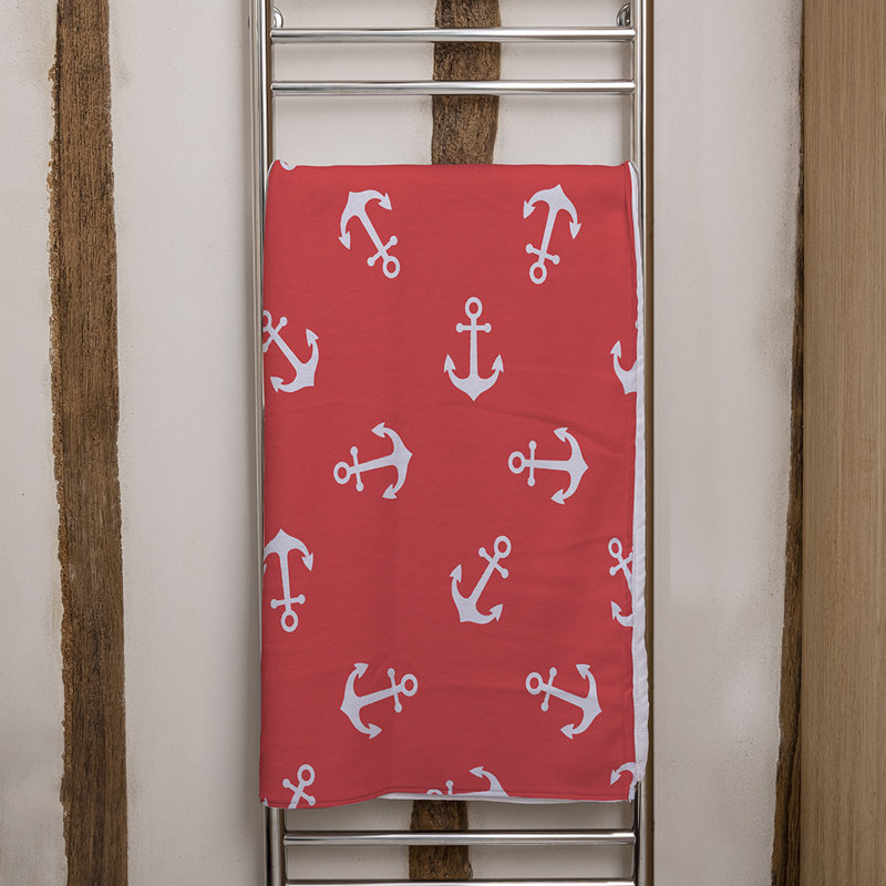 Regis Midweight Bath Towel, Red