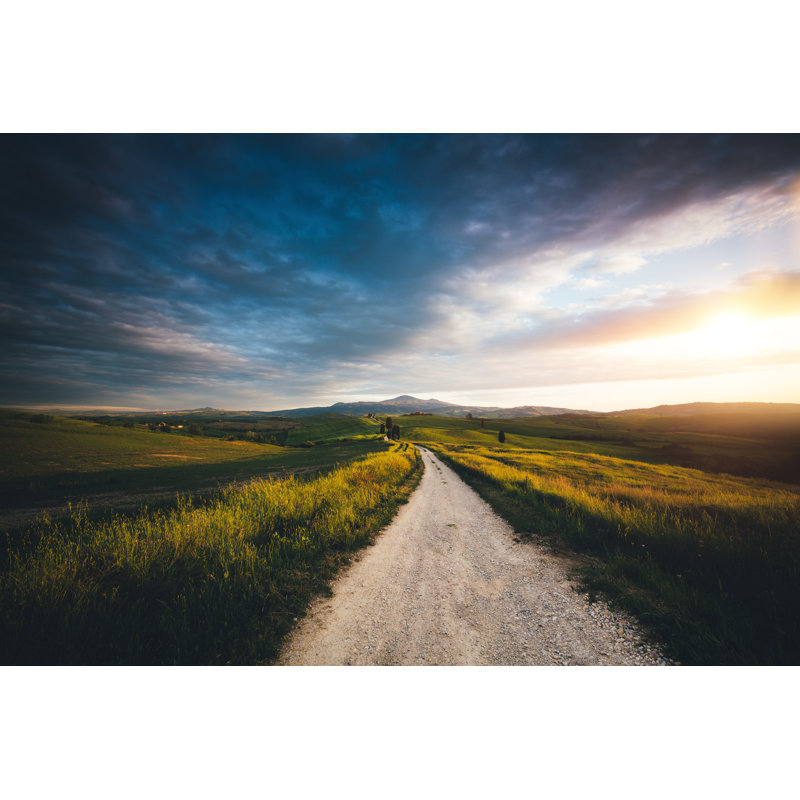 Val D'Orcia Landscape - Wrapped Canvas Print, 30cm H x 46cm W x 3.8cm