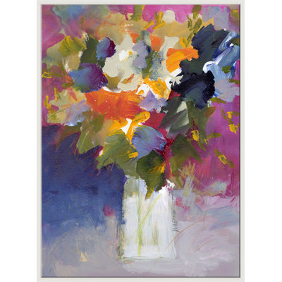 Celebration Giclee On Canvas by Jill Krasner
