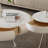Creamy style modern simple coffee table