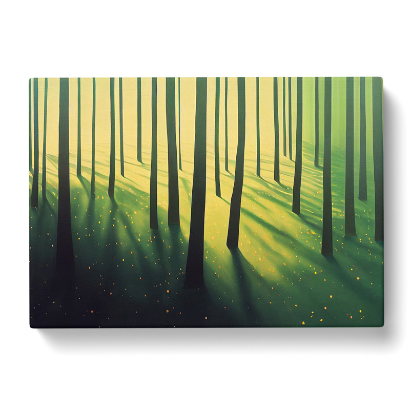 A Loving Summer Forest - Wrapped Canvas, 50cm H x 76cm W x 3cm D