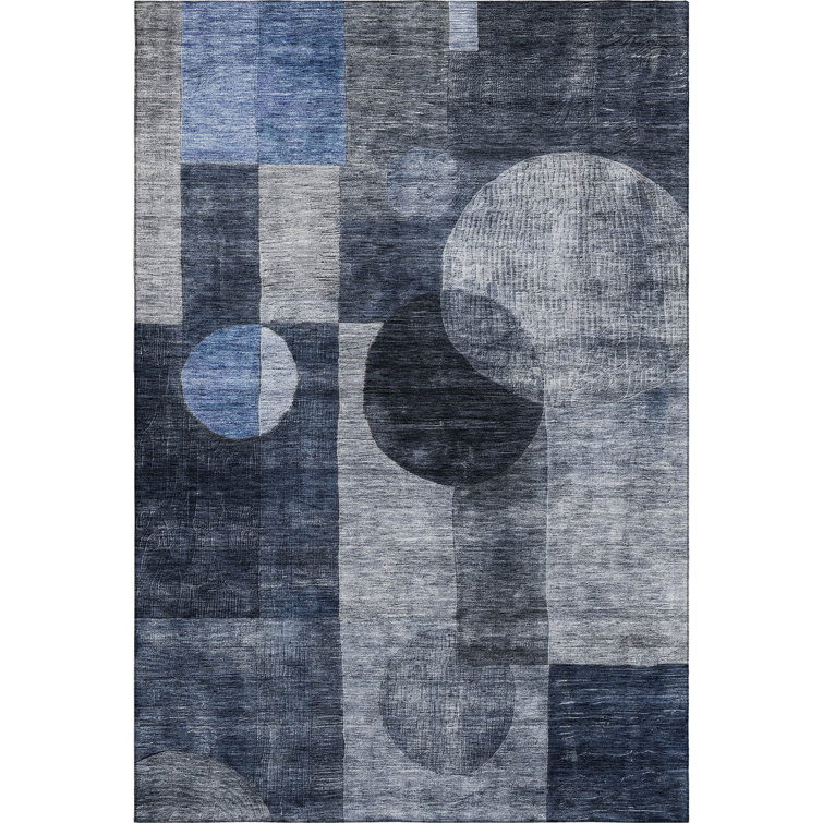 Premium Machine Washable Konopka AMF1114 Geometric Rug