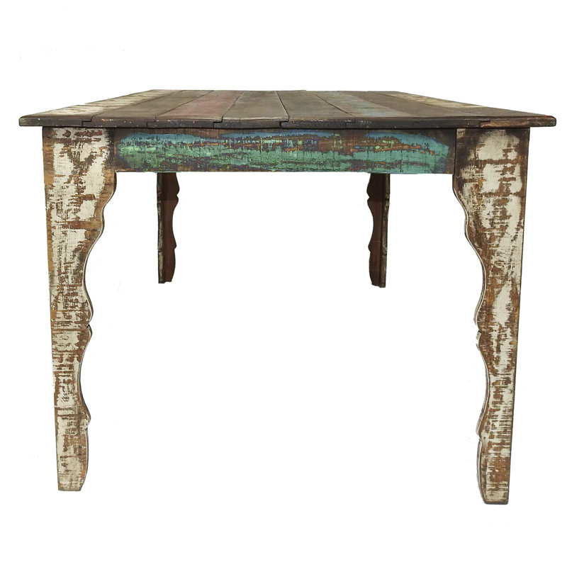 Dilks Pine Solid Wood Dining Table