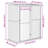 Vidaxl Garden Shed 71.1"X38.2"X82.5" Galvanized Steel-114738214