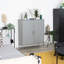Emmry Steel Rectangle Cabinet Accent Chest