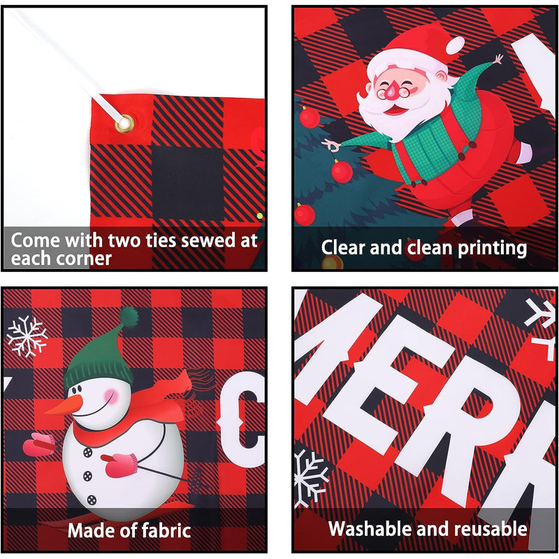 Murale porte joyeux Noël