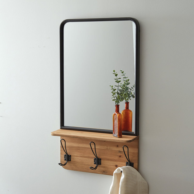 Miroir mural noir Jodie-Leigh