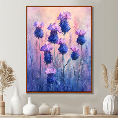 Dreaming Of Cornflower Fields In Purple I - Cornflowers Canvas Prints