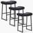 24" Modern Backless Saddle Counter Height Bar Stools With Metal Frame for Kitchen Island-1959783096