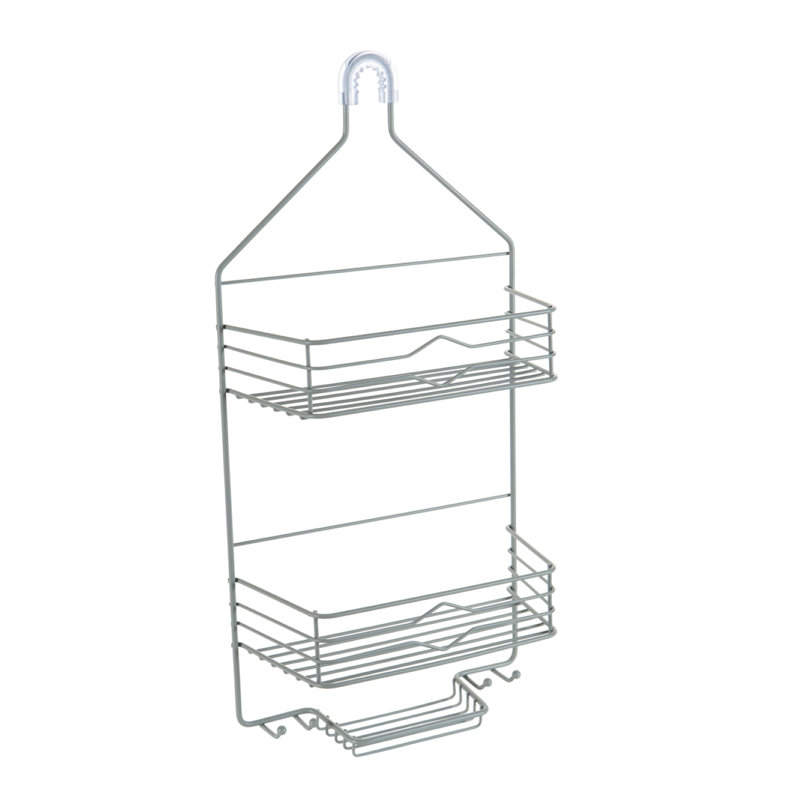 Pradyumna Fixed Shower Caddy, Silver