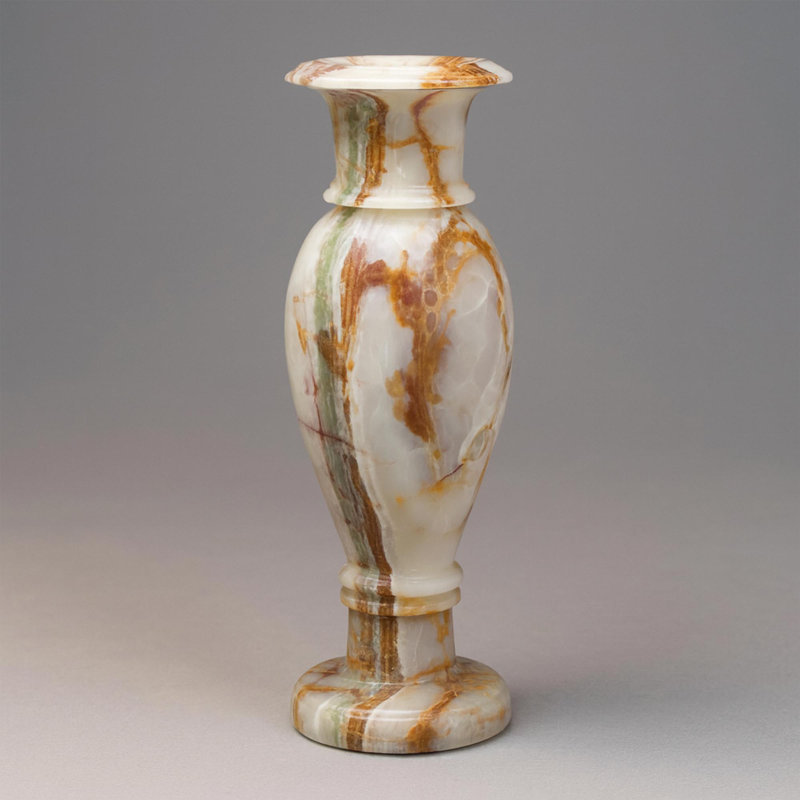 Banded Onyx Vase Pair 2