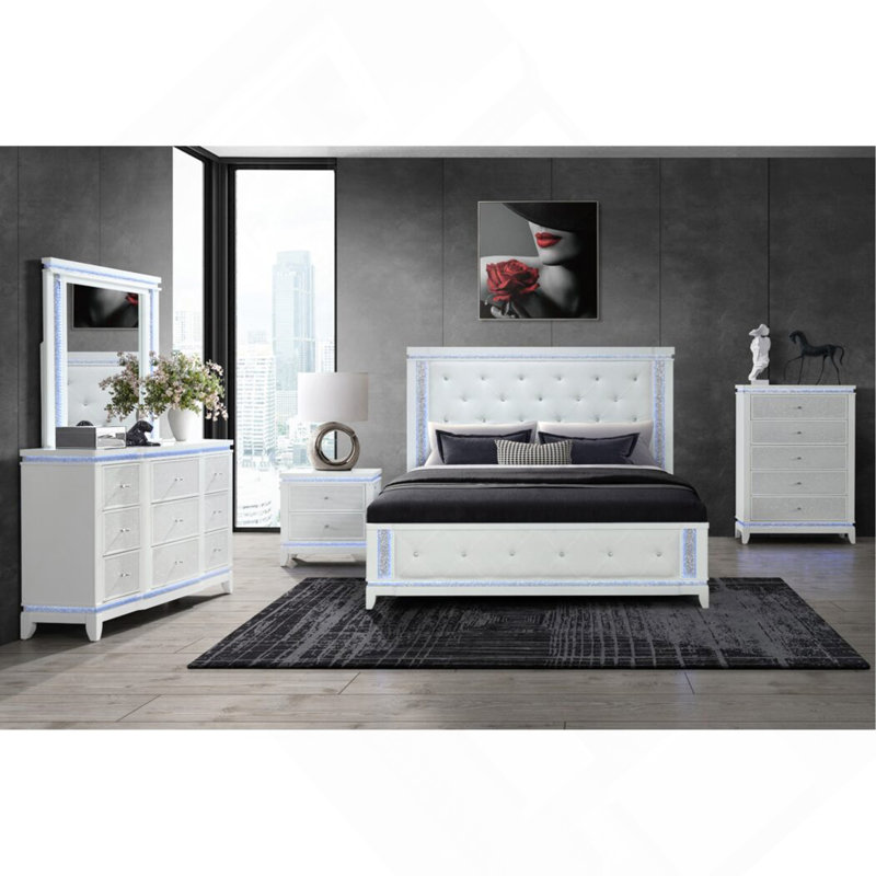 Commode blanche ADALID