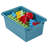 ECR4Kids Scoop Front Plastic Storage Bins, Multipurpose Organization, 10-Piece-100481322