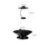 Round marble stainless steel coffee table-110404159