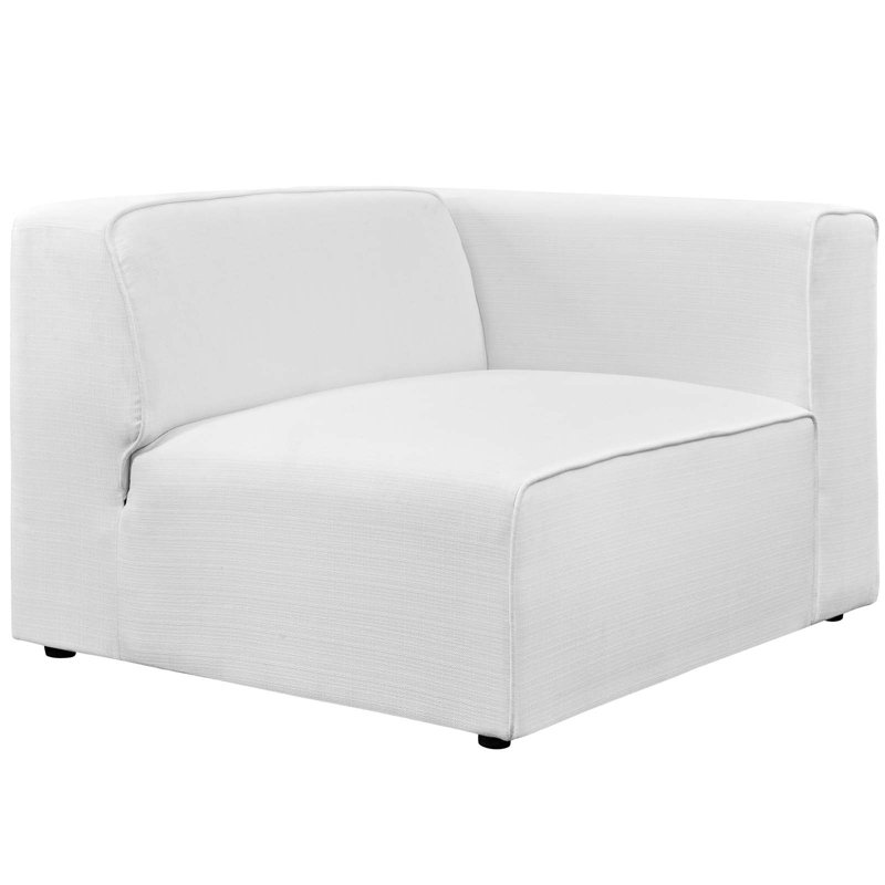 Sans accoudoirs Modway, Blanc