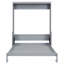 Grand lit escamotable avec tablette