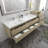 Moreno Bailey 91'' Double Bathroom Vanity with Acrylic Top-87461188