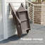 Ensemble de 2 chaises Adirondack pliantes en PEHD avec repose-pieds rétractable, chaises de patio réglables toutes saisons à 3 positions-327258635