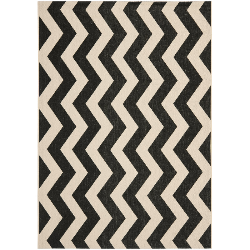 Camellia Rectangle Chevron Indoor / Outdoor Area Rug, Rectangle 160 x 231 cm