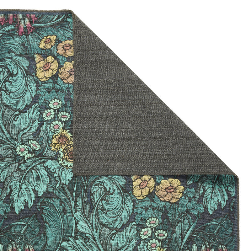 Geometric Digitally Printed 100% Polyester Area Rug, Rectangle 152 x 230 cm