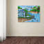«Folk Art Summertime Fun at Seaport Inn» par Cheryl Bartley, reproduction sur toile-32714352