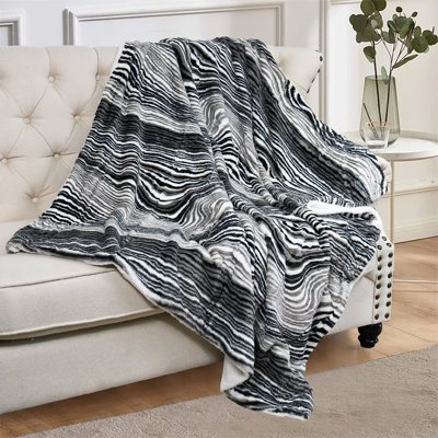 Knitted and Hand Woven Blanket