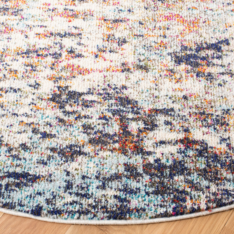 Tapis en polypropylène tissé à la machine Felty, Rond 5 pi