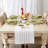NAVY/OFF-WHITE STRIPE TASSEL TABLE RUNNER 14X72-1997548513-1997548524