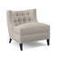 Chaise d'appoint avec coussin en polyester de 29 po de largeur Social-41242335-100503997