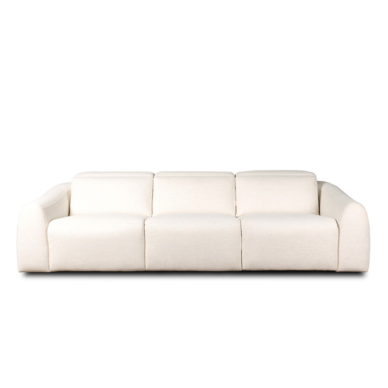 Alconbury 116'' Upholstered Sofa, Crypton Nomad Snow Polyester Blend