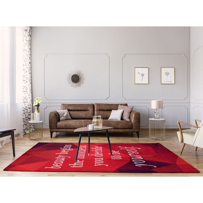 Tapis en poly-chenille en polyester true gemme, Rectangle 5 pi x 7 pi