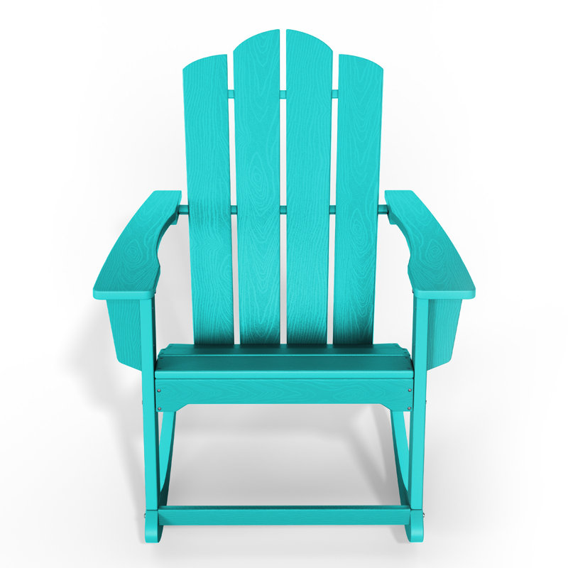 Chaises berçantes en PEHD Adirondack, Sarcelle