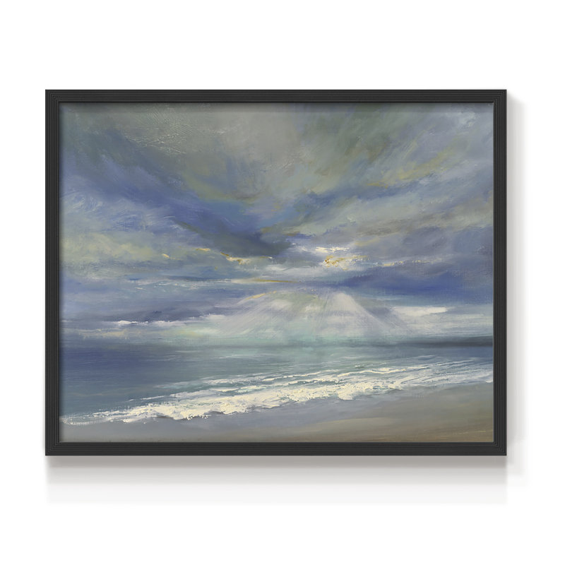 God Rays -Framed Print - Restickable