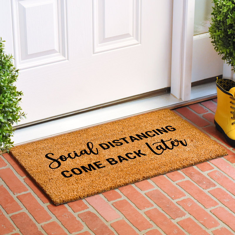 Tapis d'entrée et d'extérieur antidérapant Carline, L 17 po x L 29 po